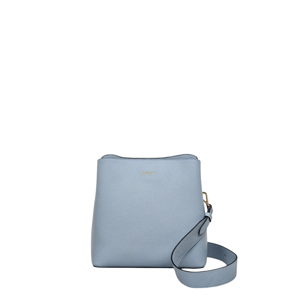 Radley Dukes Place Smoke Blue Medium Compartment Crossbody